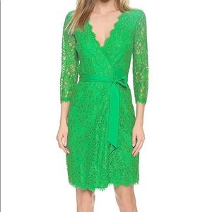 Diane Von Furstenberg Julianna lace wrap dress